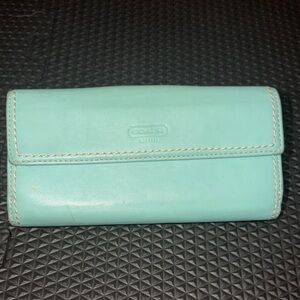 Coach Women's Turquoise Wallet